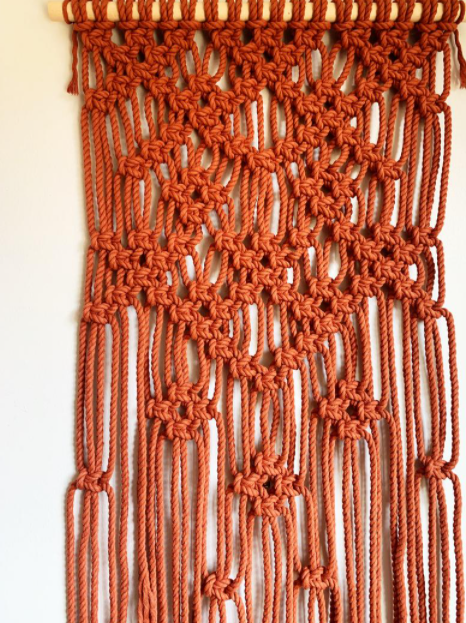 Sienna - Copper Macrame Wall Hanging